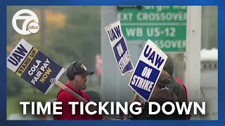 UAW members prepare for possible 3rd round of strikes [upl. by Weed]