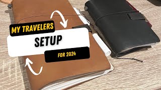 Travelers notebook for planing 2024 [upl. by Melgar]