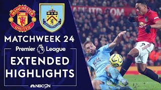 Manchester United v Burnley  PREMIER LEAGUE HIGHLIGHTS  1222020  NBC Sports [upl. by Assirk636]