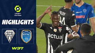 ANGERS SCO  ESTAC TROYES 2  1  Highlights  SCO  ESTAC  20222023 [upl. by Bartlett]