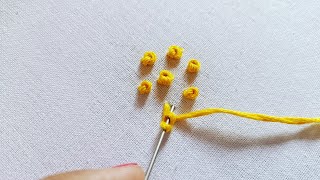 French knots Stitch [upl. by Inhoj]