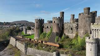 North Wales amp borders RHTT passes Conwy Castle on its return to Shrewsbury on Wednesday 1309 2024 [upl. by Saiasi]