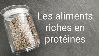 Top 10 Aliments riches en protéines ✔️ [upl. by Yrocal]