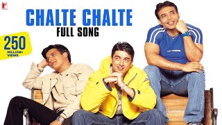 Chalte Chalte  Full Song  Mohabbatein  Shah Rukh Khan Uday Chopra Jugal Hansraj Jimmy Shergill [upl. by Shurwood802]