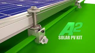 Solar panel mounts for metal roofs by AceClamp® [upl. by Frank]