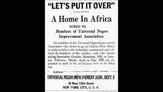 MARCUS GARVEY WAS AN AGENT TO SEND INDIGENOUS BLACKS BACK TO AFRICA [upl. by Tennes779]