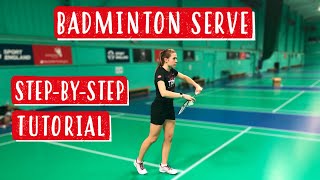 Backhand Serve  A stepbystep guide EVERY BADMINTON PLAYER NEEDS [upl. by Ylrebmik308]