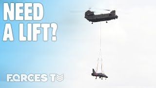 Need A Lift Why A Chinook CARRIED This Hawk Jet  Forces TV [upl. by Ardis]