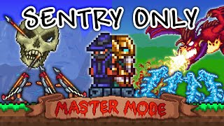 Can I Beat Terraria Master Mode Using Only Sentries [upl. by Ailido35]