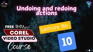 Undoing and redoing actions in Corel Video studio [upl. by Catherin603]