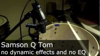 Tom Microphone Comparison Sennheiser e604  Shure SM 57  Samson QTom [upl. by Saito]