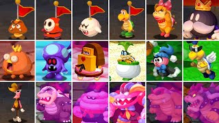 Bowser Jrs Journey HD  All Bosses [upl. by Llerrem]