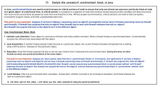 13JavaSynchronizedBlock java thread synchronization [upl. by Ahtoelc203]