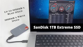 SanDisk NVMe 1TB Extreme Portable SSD Up to 1050MBs [upl. by Lamek]