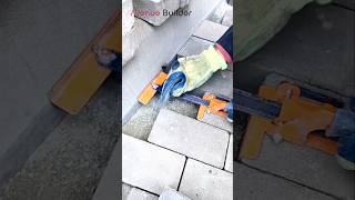 What a perfect cutting  How to install pavers  paverblocks pavers yt shorts shortsfeed [upl. by Eenad]