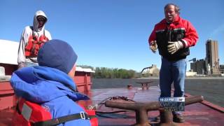 QC Tough Jobs Towboat Deckhand Morgan Ottier [upl. by Winchester]