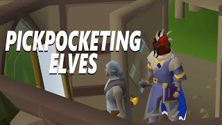 Pickpocketing Elves  OSRS Money Making Method 2020 [upl. by Babita130]