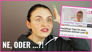 Was soll DAS denn 🙈  Ich reagiere auf quotHautpflegetippsquot von bebe [upl. by Nicol]