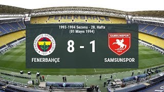 Fenerbahçenin En Farklı Kazandığı Süper Lig Maçları [upl. by Gasperoni668]