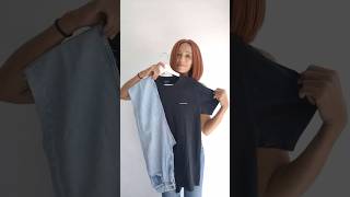 JE CRÉE UN TEE SHIRT EN JEAN UPCYCLING [upl. by Olethea847]