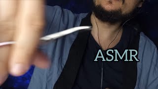 1 minute ASMR doing your Raimbow Nails in Saloon [upl. by Anatnom]