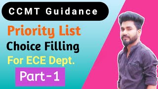 How to Choice Priority of ECE for Mtech Admission  Part1  CCMT2021 Priority List for ECE Dept [upl. by Gerry]