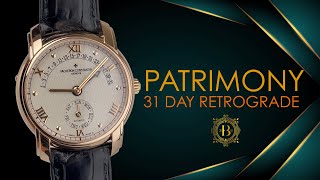 Vacheron Constantin Patrimony 31 Day Retrograde 47245000R8775 [upl. by Ayrad]