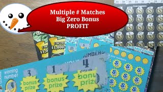 Big Profit 180 in lottery scratch tickets Winning with 30 tickets [upl. by Paulita]