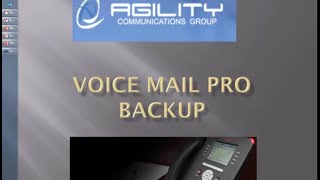 Create system backups for Avaya IP Office and Voice Mail Pro with AgilityCG Guru Training [upl. by Aicinad138]