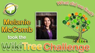 WikiTree Challenge 2021 feat Melanie McComb [upl. by Nasaj]