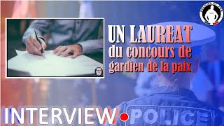 Interview dun lauréat du concours externe 2021 de gardien de la paix [upl. by Kenway]