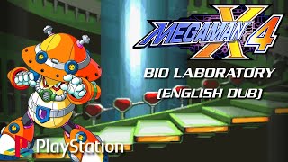 Mega Man X4  Bio Laboratory English Dub  PlayStation [upl. by Atinet]