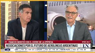 Negociaciones por el futuro de Aerolíneas Argentinas [upl. by Philip]