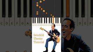 🎹🎸 Seinfeld Theme  Piano amp Bass Tutorial [upl. by Anileba559]