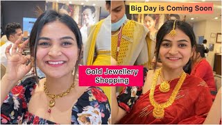 Gold Jewellery Shopping for our Big Day  dailyvlog mumbai [upl. by Elay979]