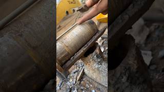 New tricks for caterpillars loader bucket old pine repair welding shorts weldingtechnique [upl. by Muhcon235]