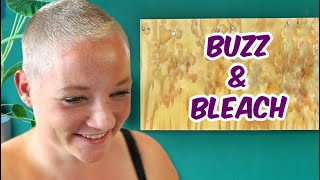 Buzz Cut to Bold amp Bleached Beauty Transformation ✨ [upl. by Niko]