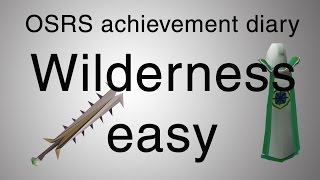 OSRS Wilderness easy diary guide [upl. by Rhyner]