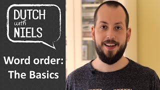 Learn Dutch Word order The basics of building a sentence  with Niels [upl. by Coltson]