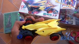 Review amp Merakit Mini4WD Tamiya Auldey Fire Storm  Team Of Dream Series [upl. by Ynnod]