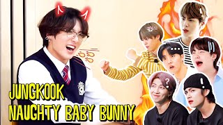 BTS JungKook Being Naughty Baby Bunny [upl. by Hinch]