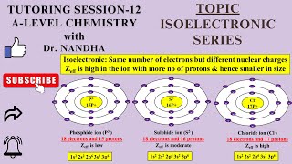 TUTORING SESSION12 ISOELECTRONIC SERIES [upl. by Nidak630]