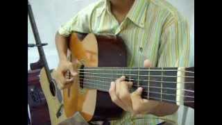 bengawan solo fingerstyle on classical guitar  uddin1812 [upl. by Goren]