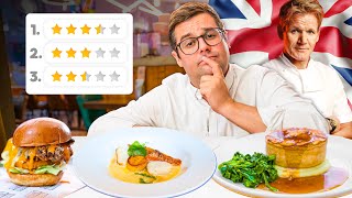 Chef Reviews amp Ranks GORDON RAMSAY’S Restaurants [upl. by Mac]