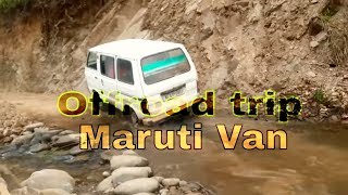 Maruti Van offroad trip  Omni Van offroad  Omni van Power [upl. by Perron]