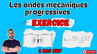 Exercice  Ondes sonores  Ondes mécaniques progressives  2 BAC  Prof BMOUSLIM [upl. by Nitsud197]