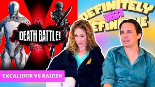 Death Battle Excalibur vs Raiden Reaction  Waframe vs Metal Gear [upl. by Dripps363]