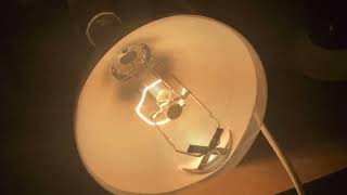 Incandescent and mercury EYE SELFBALLASTED MERCURY LAMP 500w start up [upl. by Jordanson]