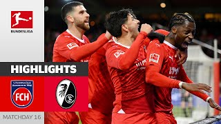 LastMinuteDrama in Heidenheim  1 FC Heidenheim  Freiburg  Highlights  MD16 – Bundesliga 2324 [upl. by Blisse83]