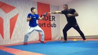 KUMITE NEW TECHNIQUES AND TRAINING HOW TO TRAIN FOR KUMITE FIGHT [upl. by Derag]